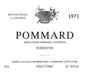 Pommard-Gaunoux 1971
